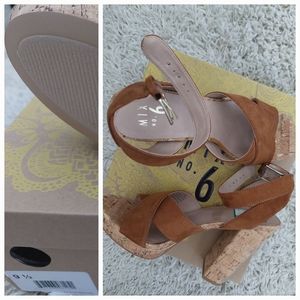 Mix No. 6, Latika Cognac/Bronze Heels, 9.5